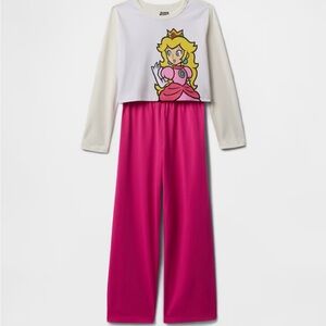 Gap Kids Princess Pink Cropped Pajama Set